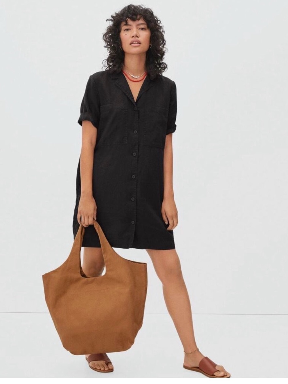 Everlane Linen Workwear dress